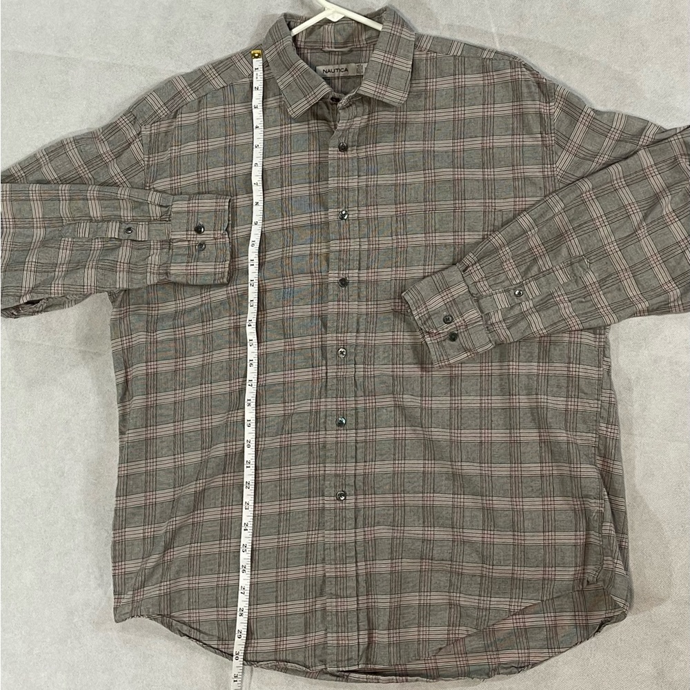 Nautica XL Oxford Grey Black Red